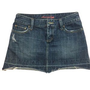 American Eagle | Denim Mini Skirt Size 0